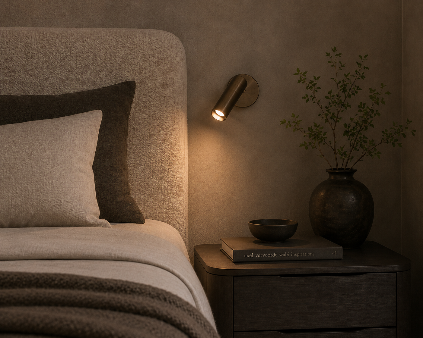 FOUR SEASONS Bedside lamp bronze