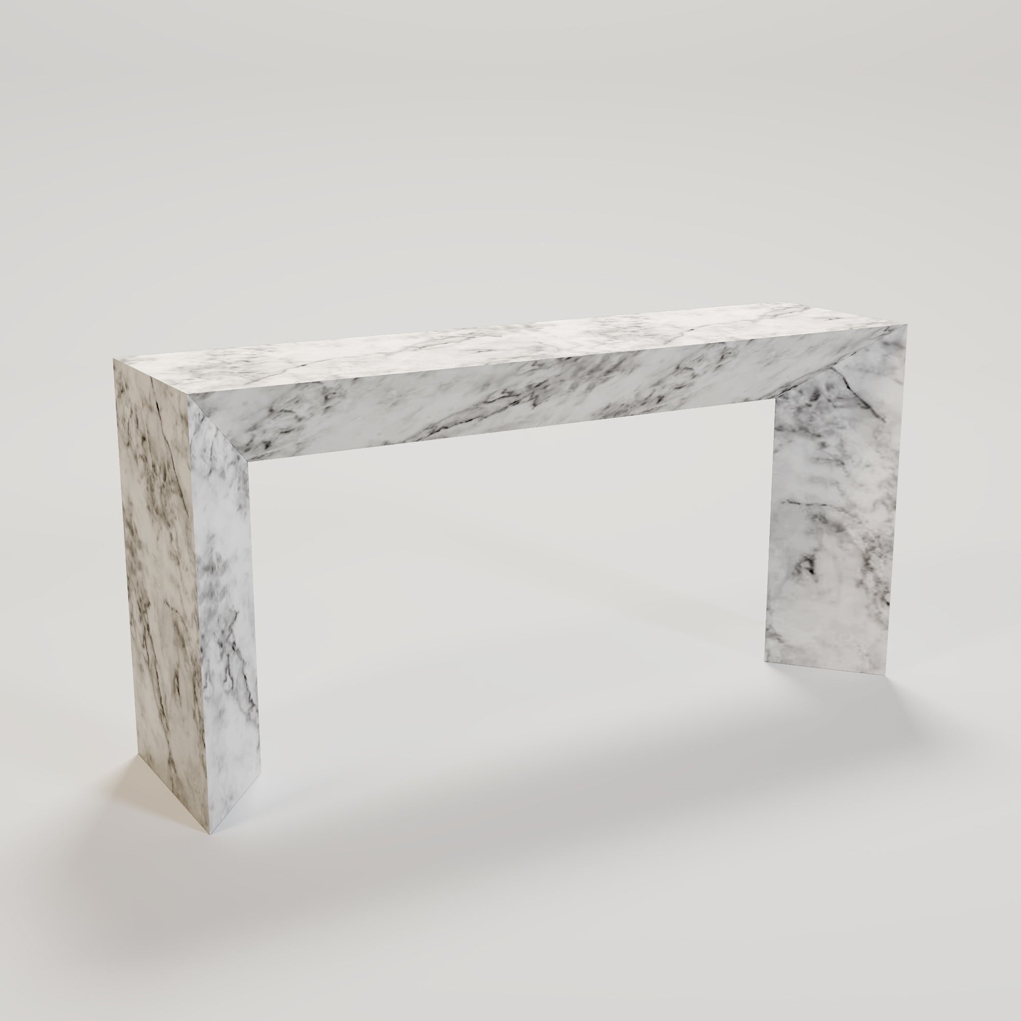 FRENCHI Console Carrara Marble