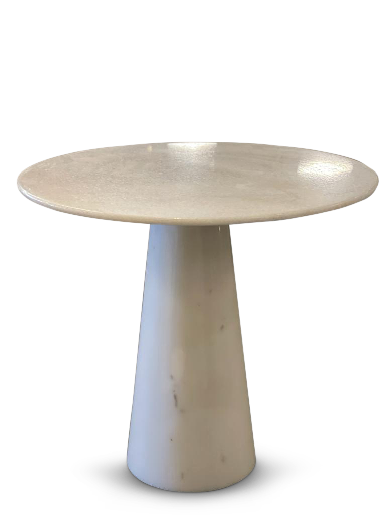 LIZZO Side Table White Marble
