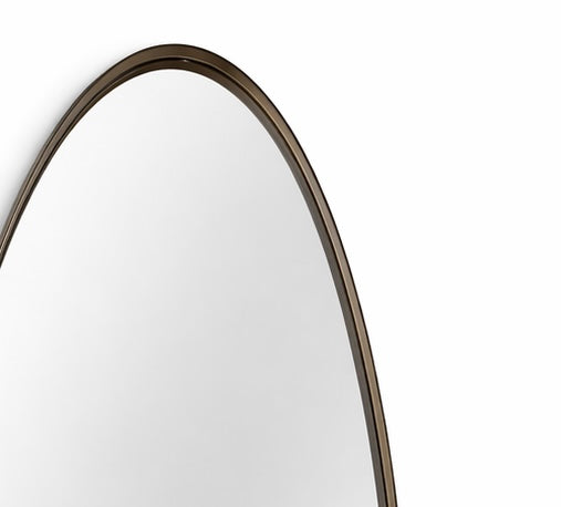 ARCO Full Length Oval Mirror bronze