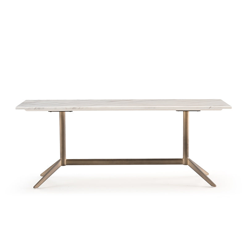 LUNA Console White Marble