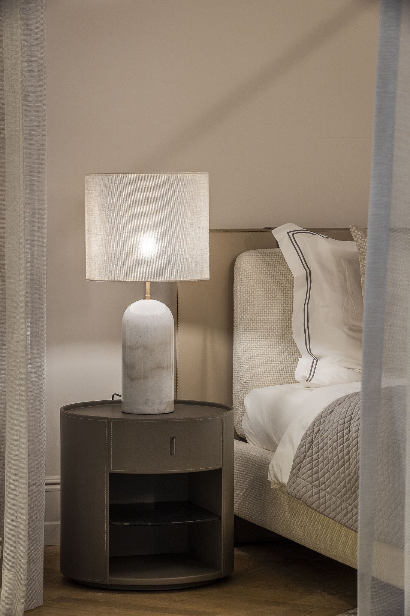 CELINE Nightstand Light Taupe