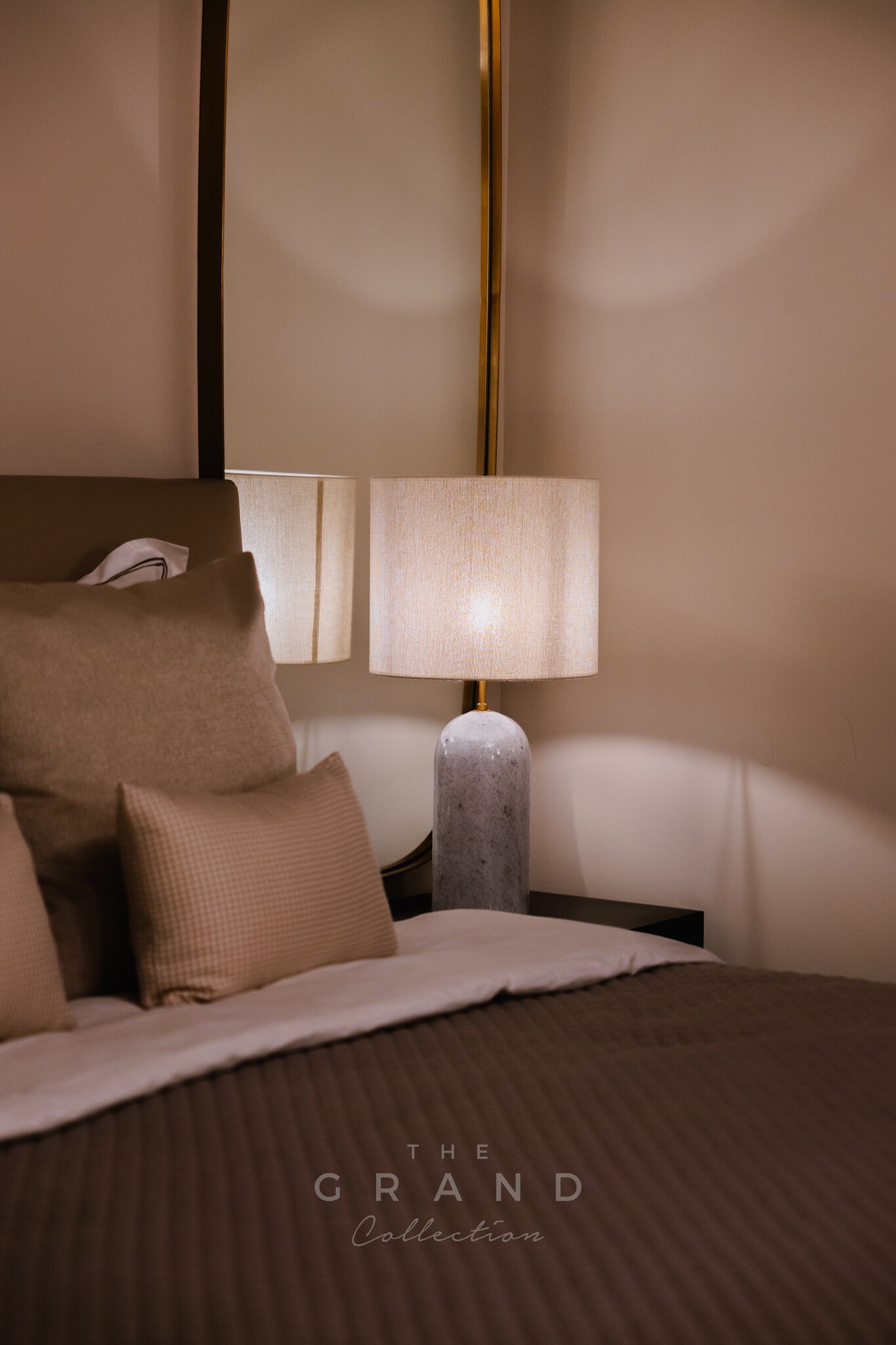 VERONA Table Lamp White Marble