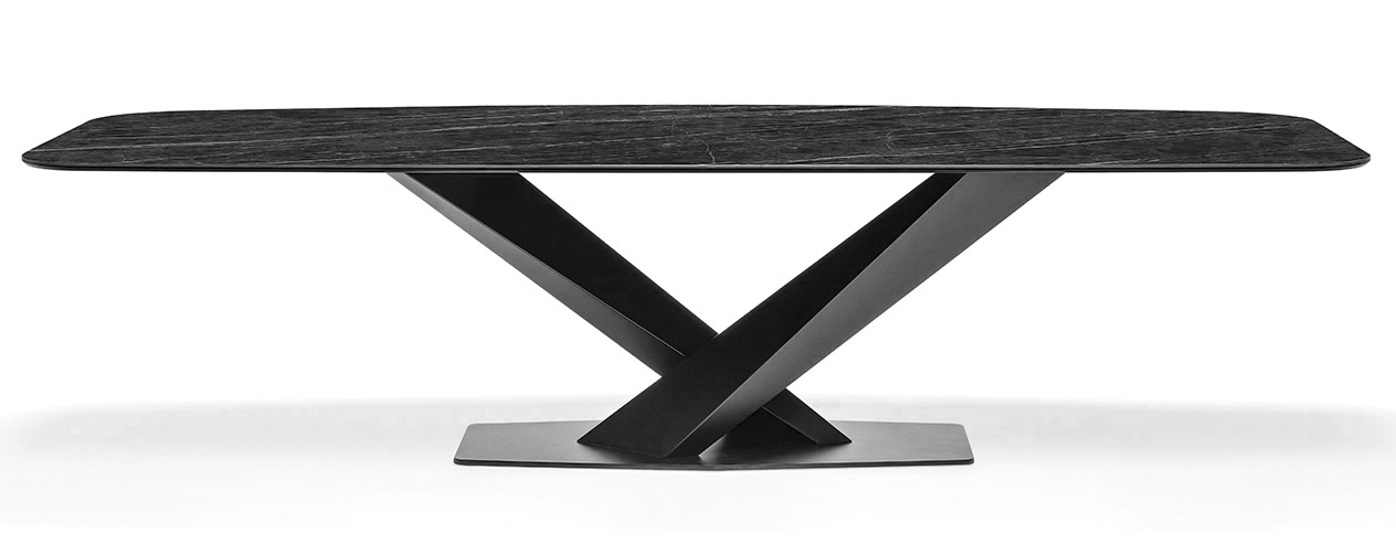 Milano Dining Table Antracite Marble