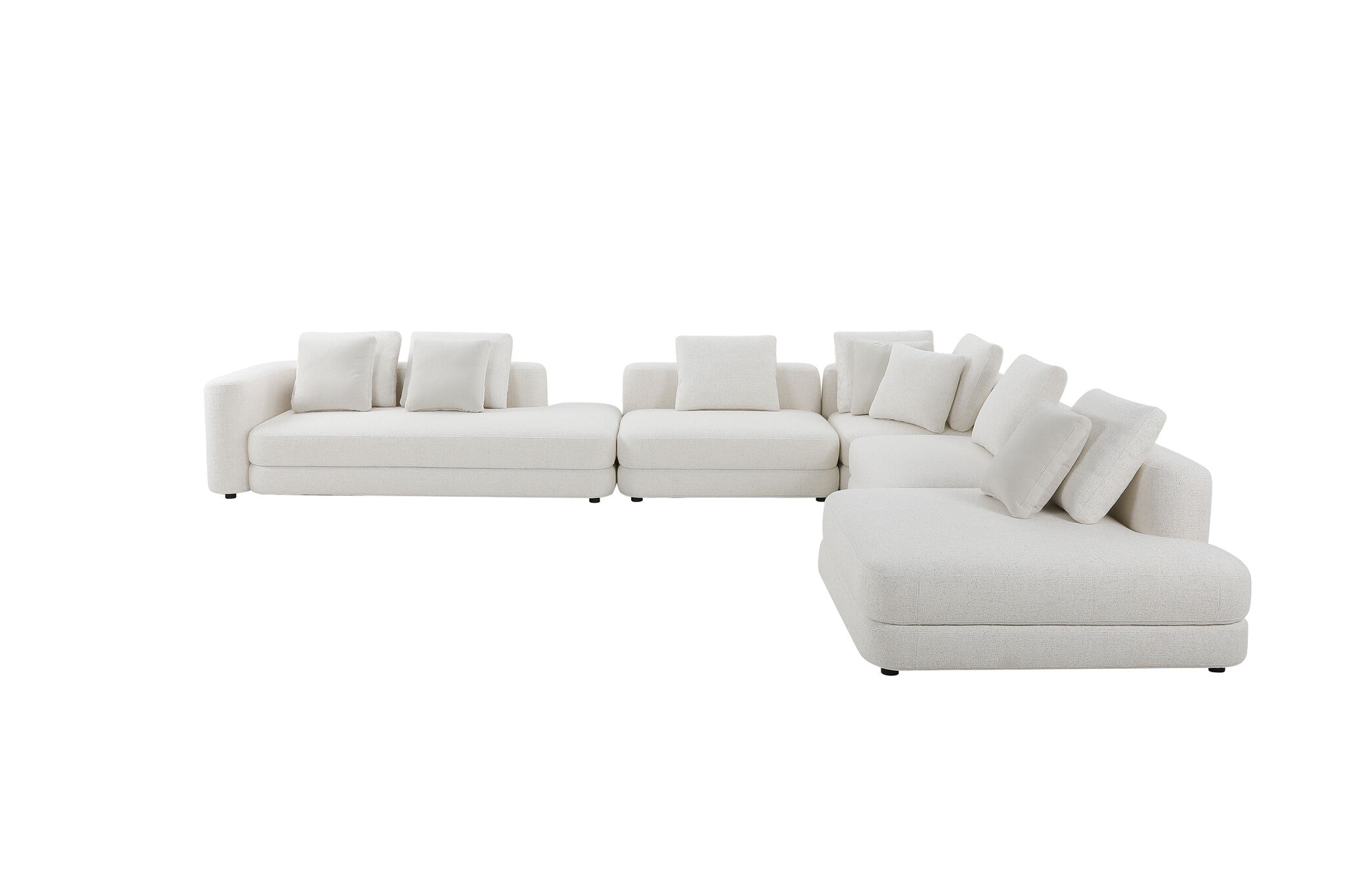 SOHO Corner Sofa White Beige