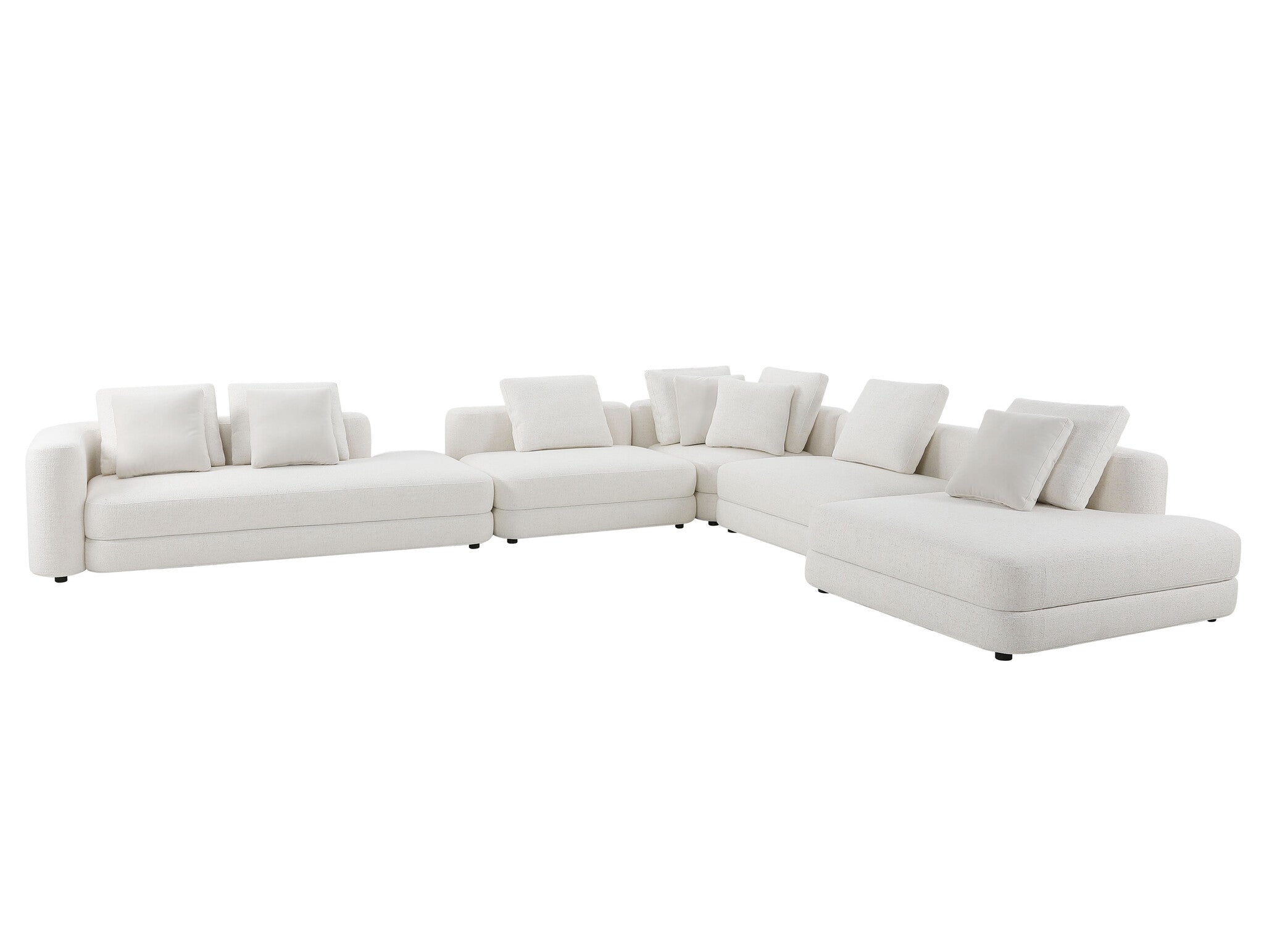 SOHO Corner Sofa White Beige