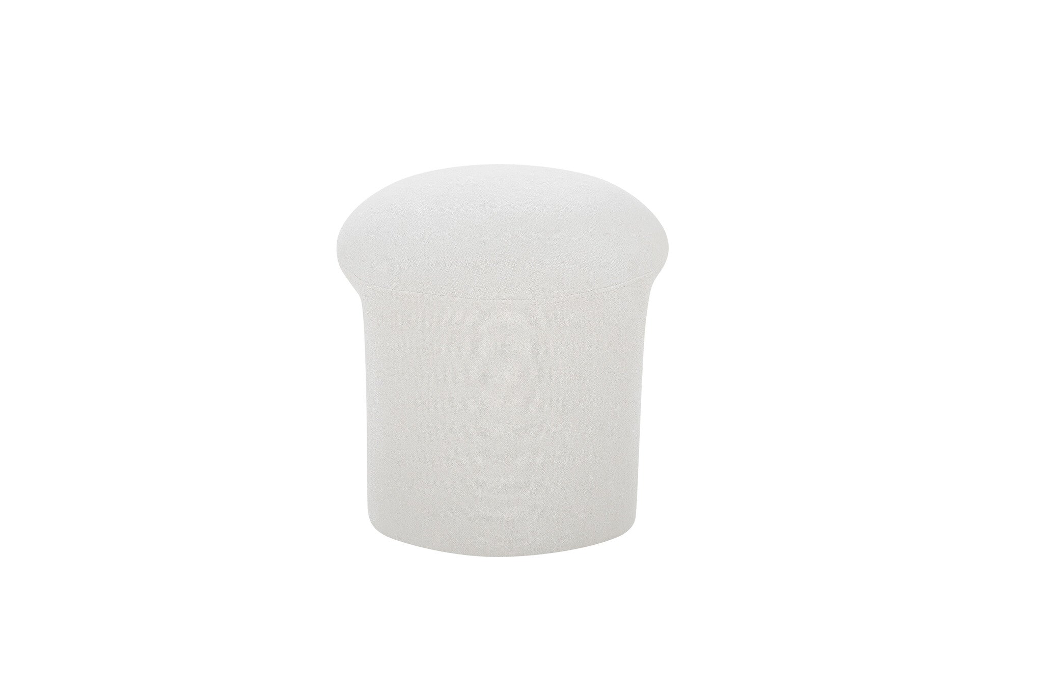BRUNO Ottoman White Beige