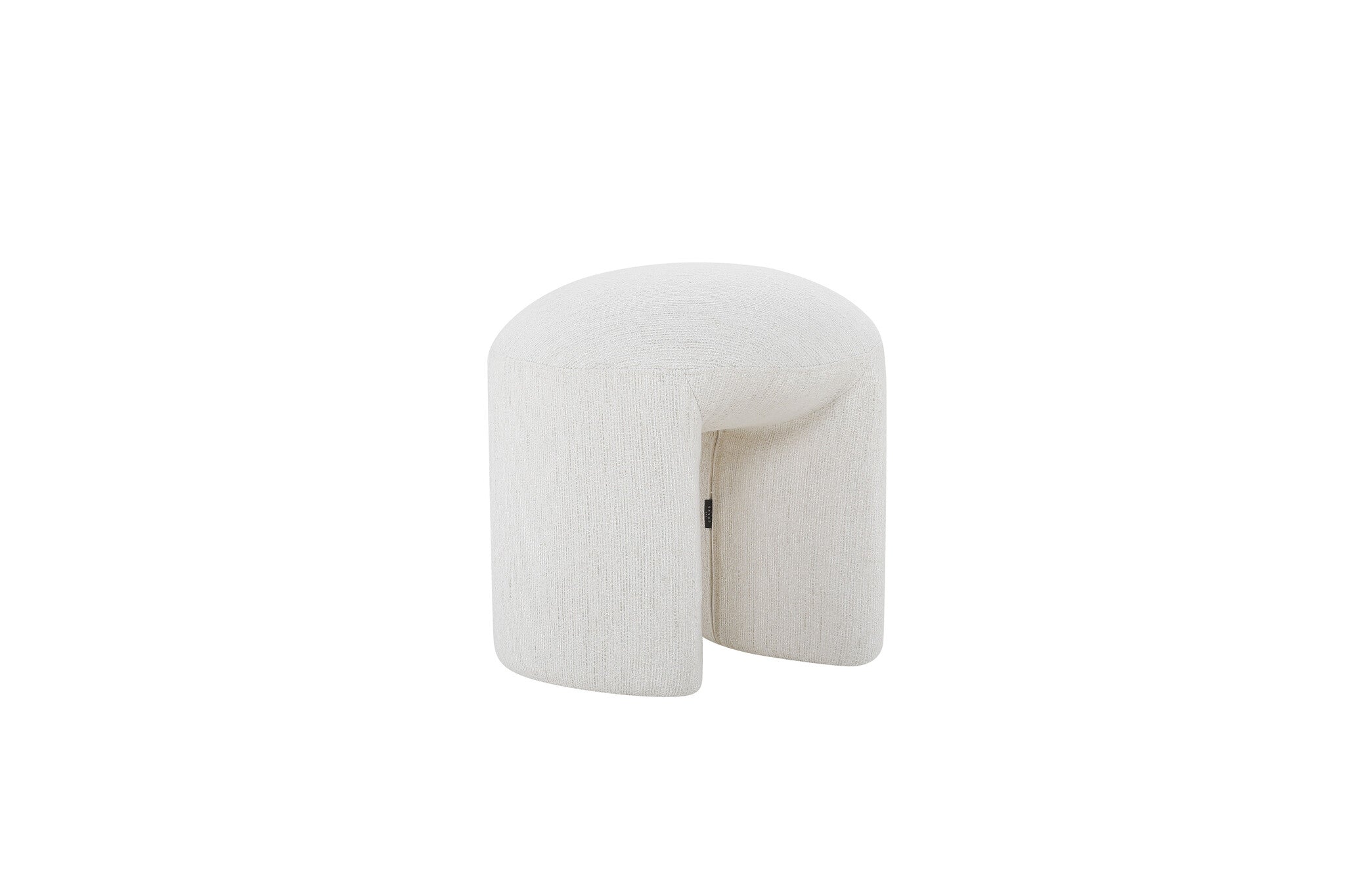 BRUNO Ottoman White Beige
