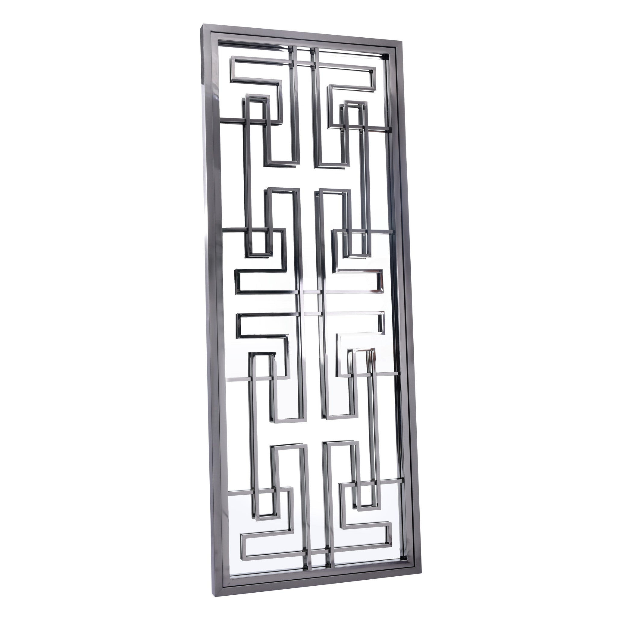 LABYRINTH Wall Mirror Gunmetal 85x220