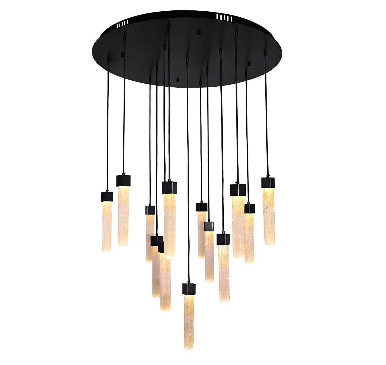 MINAS Chandelier Selenite Stone