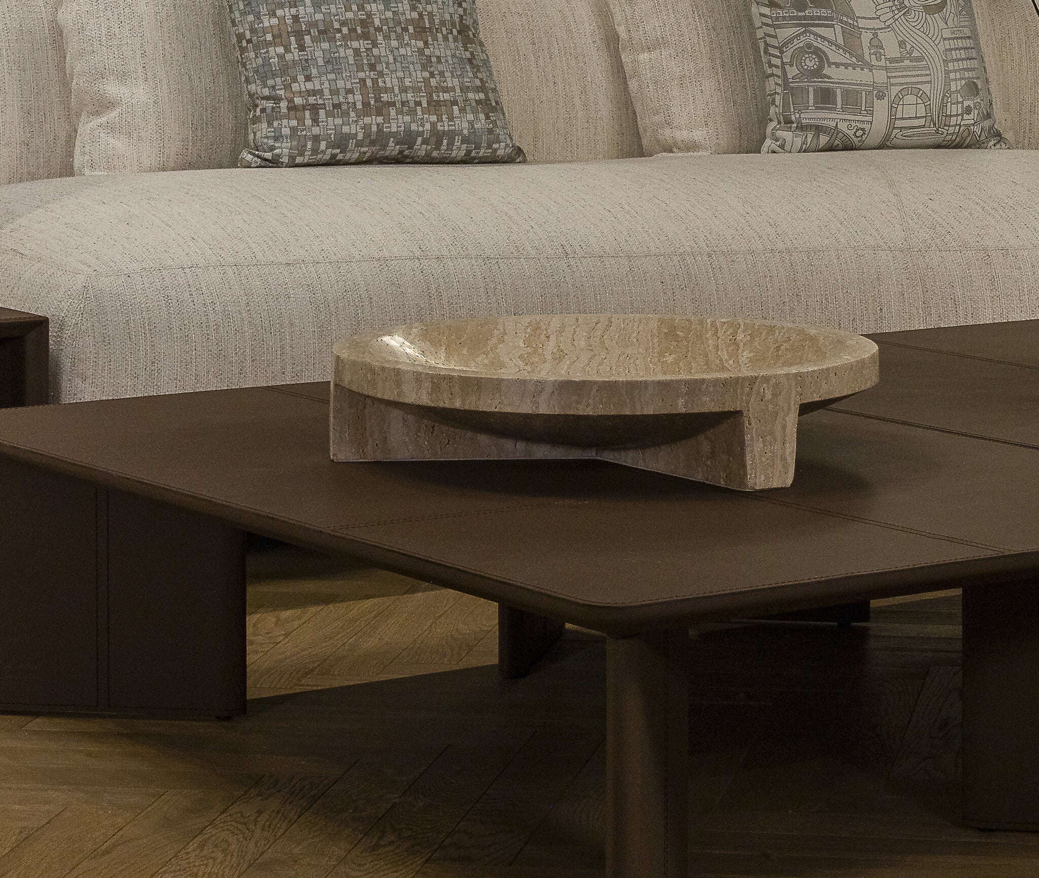 LINEA Bowl Travertine